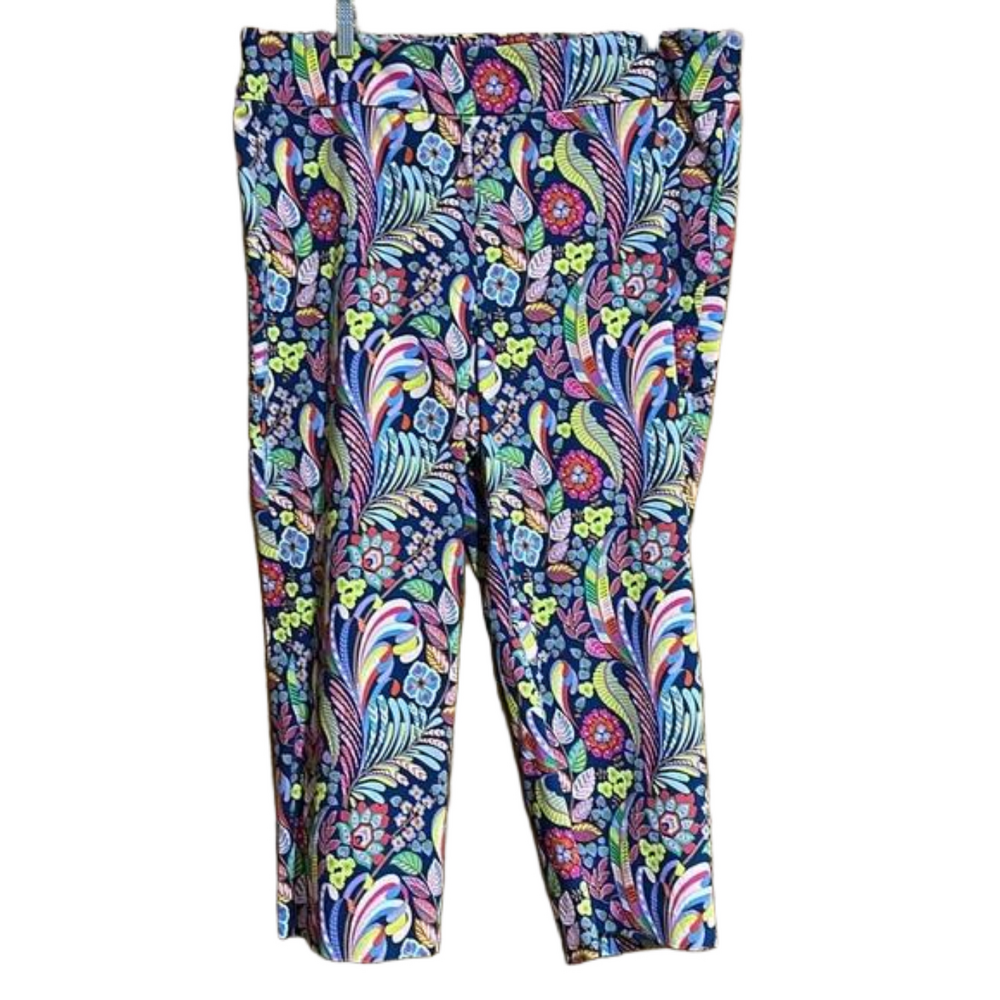 The Pioneer Woman Floral Paisley Millennium Capri Pant Size XXL - EUC - Picture 1 of 5